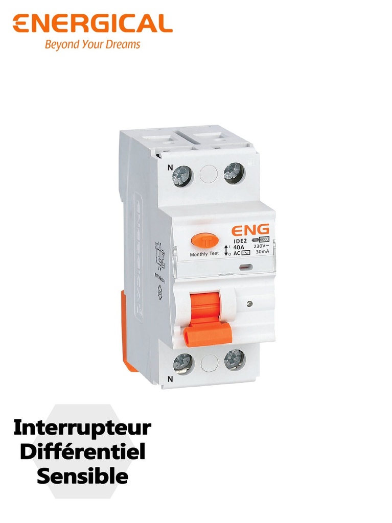 INTER DIF 2P 40A ENERG