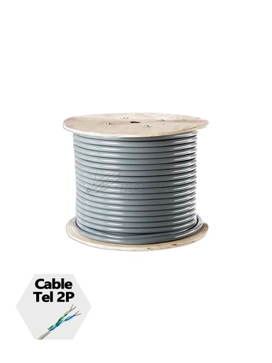 CABLE TEL 2P (500M)