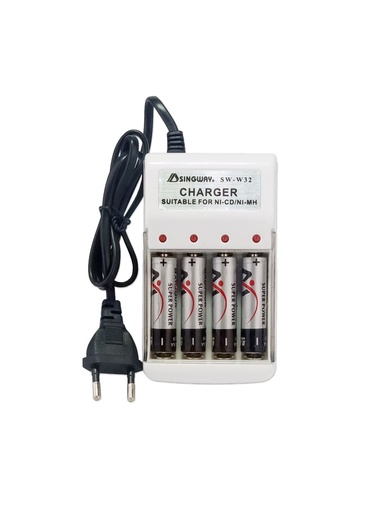 CHARGEURE PIL 4P