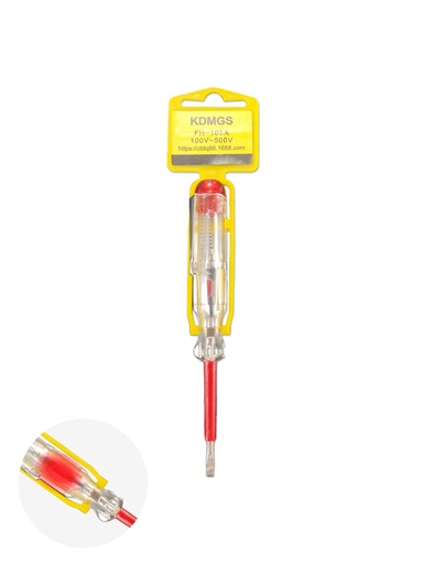 TESTEUR A PIL JAUNE